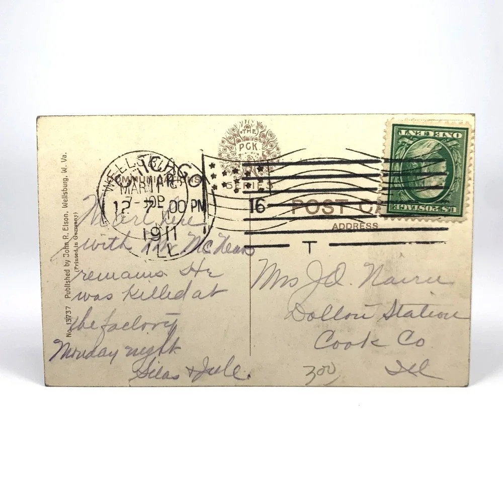 1911 Grand Trunk RR Battle Creek Ann Arbor Ferry Michigan Railroad Postcards Lot